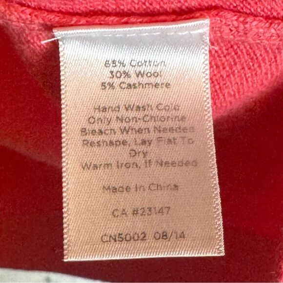 Talbots Pink Cashmere Blend Sweater size XS - Picture 4 of 4